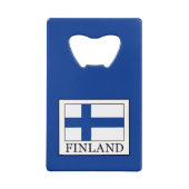 Finland Kredietkaart Flessenopener (Voorkant)
