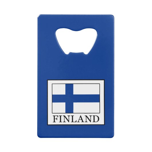 Finland Kredietkaart Flessenopener (Voorkant)