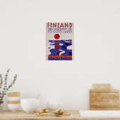 Finland . Land van de meren, Poster (Keuken)