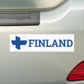 Finland Love Bumpersticker (Op auto)
