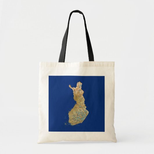 Finland Map Bag Tote Bag (Voorkant)