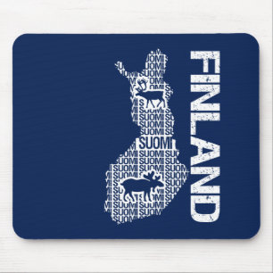  FINLAND MAP mousepad Muismat