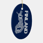  FINLAND MAP ORNAMENT (Rechts)