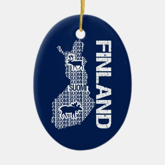  FINLAND MAP ORNAMENT (Voorkant)
