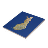 Finland Map Tile Tegeltje (Zijkant)