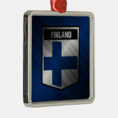 Finland Metalen Ornament (Rechts)