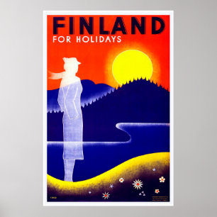 Finland Poster voor reizen