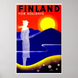 Finland reisposter Poster