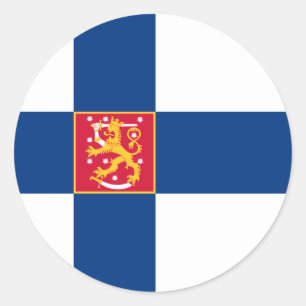 finland ronde sticker