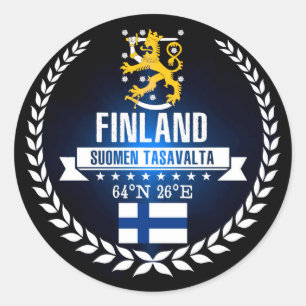 Finland Ronde Sticker