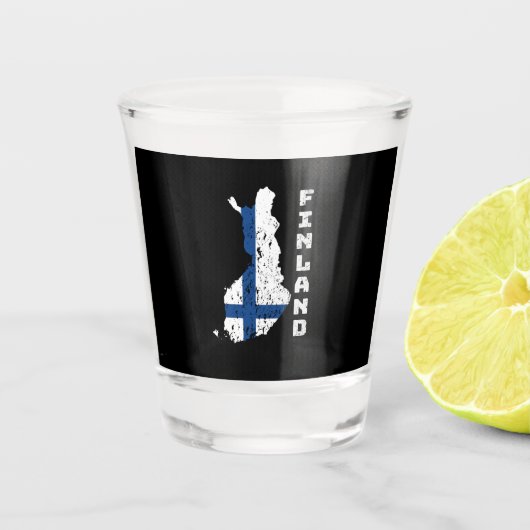 Finland Shot Glas (Voorkant)