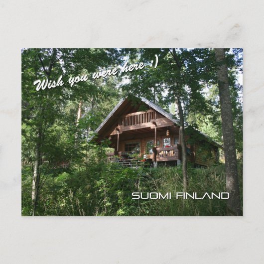 Finland Summer Cottage Briefkaart (Voorkant)