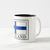 Finland Tweekleurige Koffiemok (Voorkant rechts)