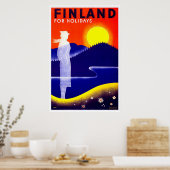 Finland Vintage Travel Poster (Cuisine)
