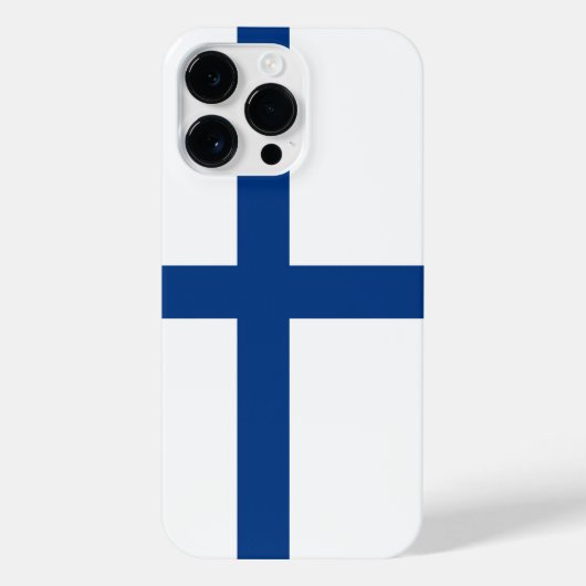 Finland vlag iPhone hoesje (Achterkant)