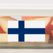 Finland Vlag Labels (Aangebracht)