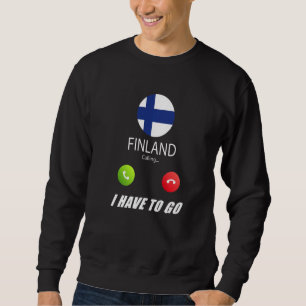 Finland Vlag Souvenir Finland Is Calling Is Callin Trui
