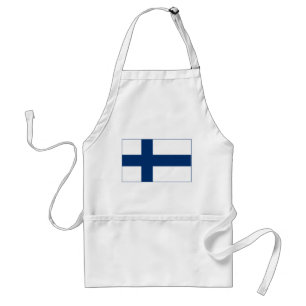 Finland Vlag Standaard Schort