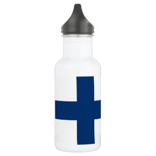 Finland Vlag Waterfles