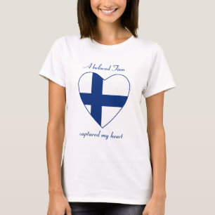 Finland Vlaggenliefje T-Shirt