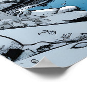 Finland Winter Illustratie Poster (Hoek)