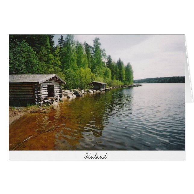 Finlande - carte postale (Devant horizontal)