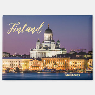 Finlande Cathédrale d'Helsinki Souvenir Magnet