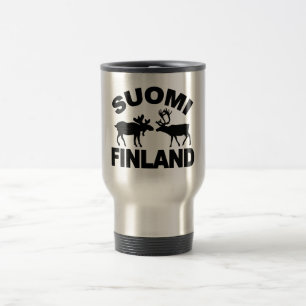 Finlande Moose & Reindeer tasse - choisir le style