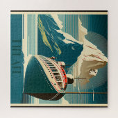 Finlande Vintage voyage Art Puzzle (Horizontal)