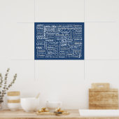 Finlands poster van de Towns (Keuken)