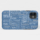 Finland's Towns iPhone case-mate Case (Achterkant (horizontaal))