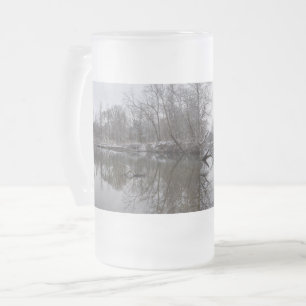Finley Hiver Réflexions Verre Frosted Beer Mug