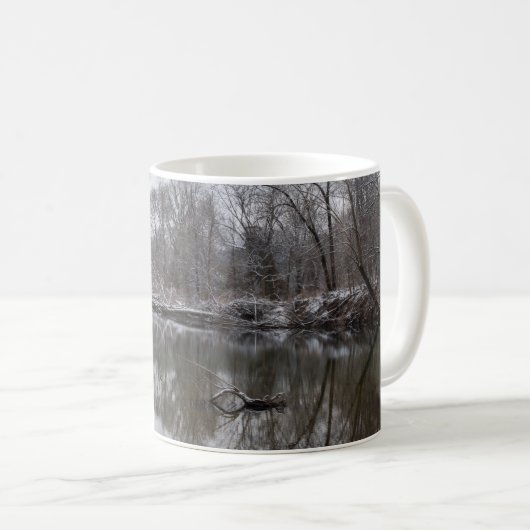 Finley Winter Réflexions Café Mug (Devant droit)