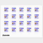 Finn 4 stickers Égalité (Feuille)
