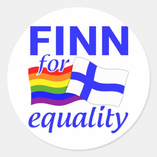 Finn 4 stickers Égalité (Devant)