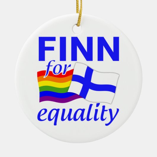 Finn for Equality ornament (Voorkant)