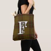 Finnegan Clan Tartan Monogram Draagtas (Dichtbij)