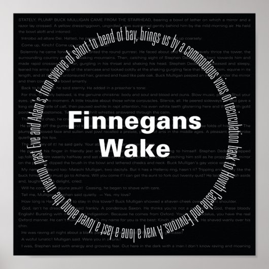 Finnegans Wake Poster (Voorkant)