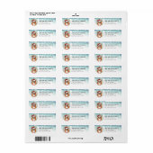 Finnish Spitz Dog Return Address Labels (Full Sheet)