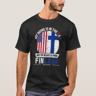 Fins - Amerikaans patriothart komt uit Finland Gro T-shirt