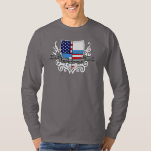 Fins-Amerikaanse vlag T-shirt