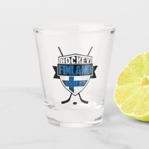 Fins Hockey Shield Suomi Shot Glas