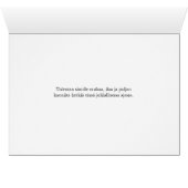 Fins Kerstfeest Hyvaa Joulua  Groenen (Binenzijde Horizontaal (Onderkant))