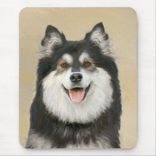 Fins Lapphond Schilderij - Mooie Originele Honden Muismat
