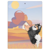 FINS LAPPHUND Acryl Klembord (Achterkant)