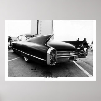 Fins N Chrome Poster