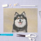 Fins schilderen van luifsens - Kute Original Dog A Tissuepapier (Craft)