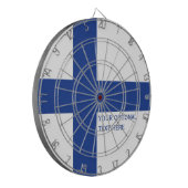 Fins vingerafdrukdartbord dartbord (Voorkant Links)