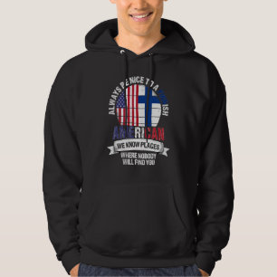 Finse Amerikaan We Kenen Plaatsen Waar Land Finl Hoodie