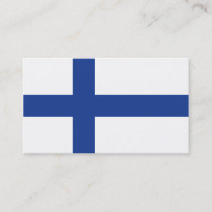 Finse de douanevisitekaartjes van de Vlag Visitekaartje